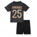 Paris Saint-Germain Nuno Mendes #25 Babykleding Derde Shirt Kinderen 2023-24 Korte Mouwen (+ korte broeken)